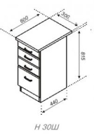 Н 30 Ш низ Модульная система Корона