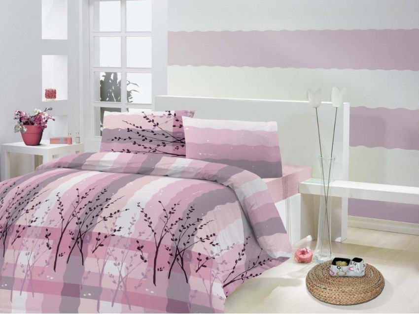 Altinbasak Ранфорс Печатный 160*220 Anabella Pink