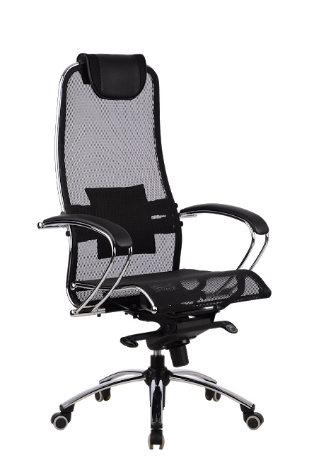 Кресло компьютерное METTA SAMURAI S1 BLACK для руководителя