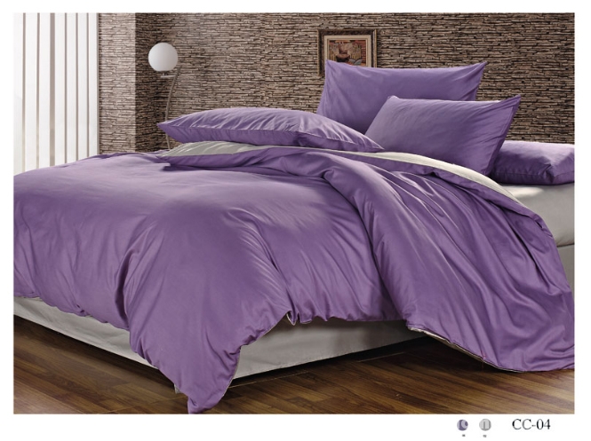 Dyed Color Сатин Двухсторонний семейный 160*220*2 (50*70+70*70)