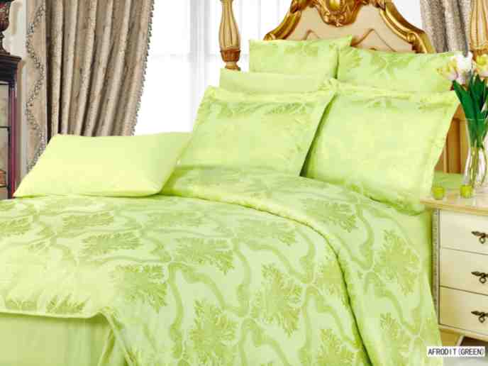 Жаккард полуторный Afrodit Green 160*220