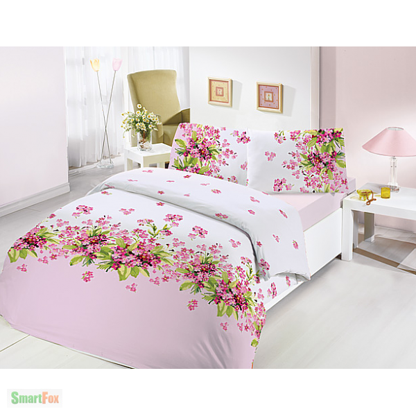 Altinbasak Ранфорс Печатный 160*220 Sumbul Pembe