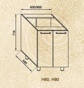 Н 60 низ Модульная система Сандра