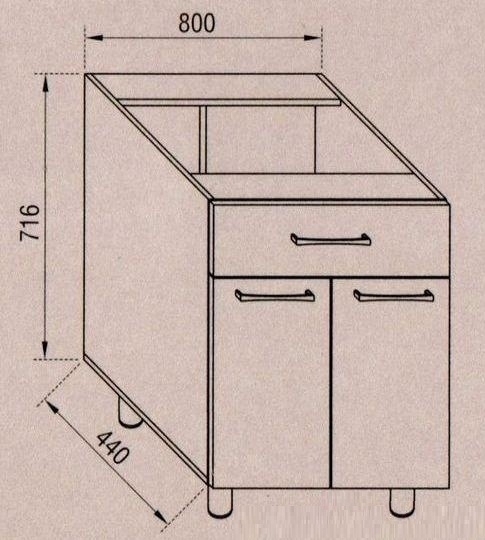 Н 80 низ Модульная система Адель