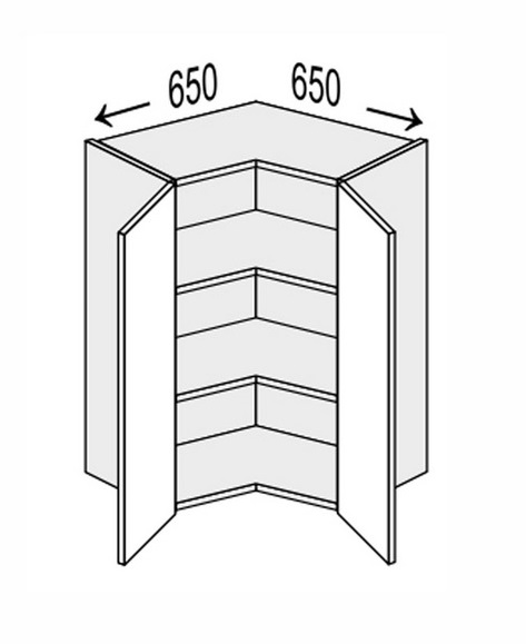 Секція Leo верхня КутВ 90°/720 (LE-492)