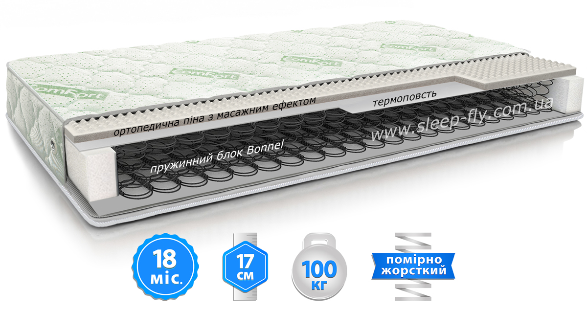 Матрас ComFort 1 (Комфорт 1) COMFORT ЕММ
