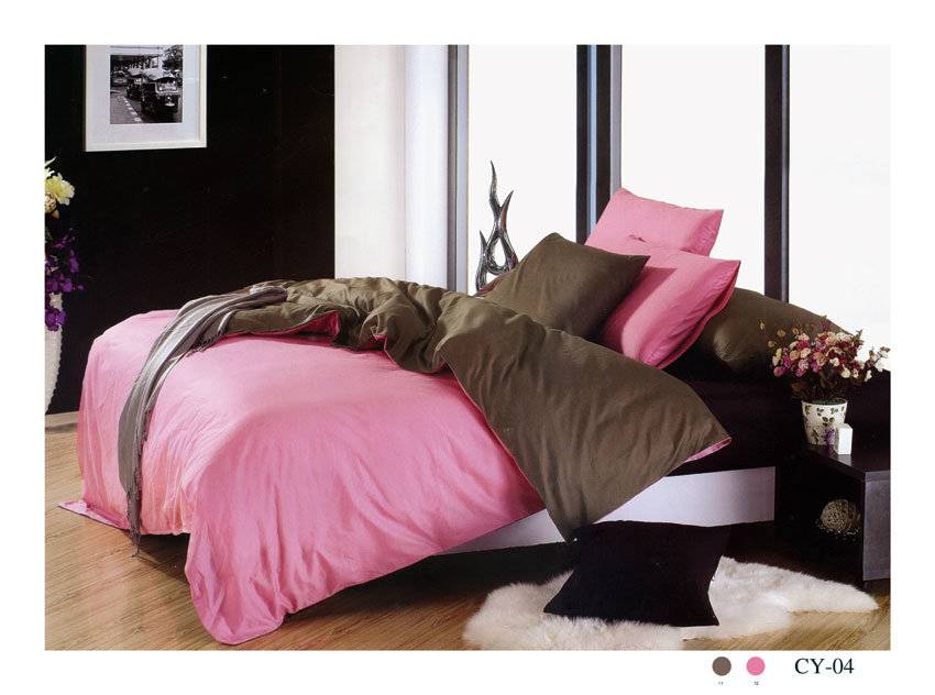 Dyed Color Сатин Двухсторонний евро 200Х220  (50*70+70*70)