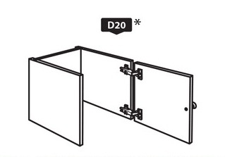 D20 Домино цветное