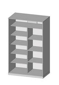 Шафа-купе 1.2 C200 (110х60х200/210/220) S-LINE SENAM
