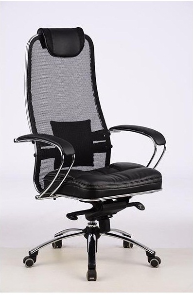 Кресло компьютерное METTA SAMURAI SL1 BLACK для руководителя