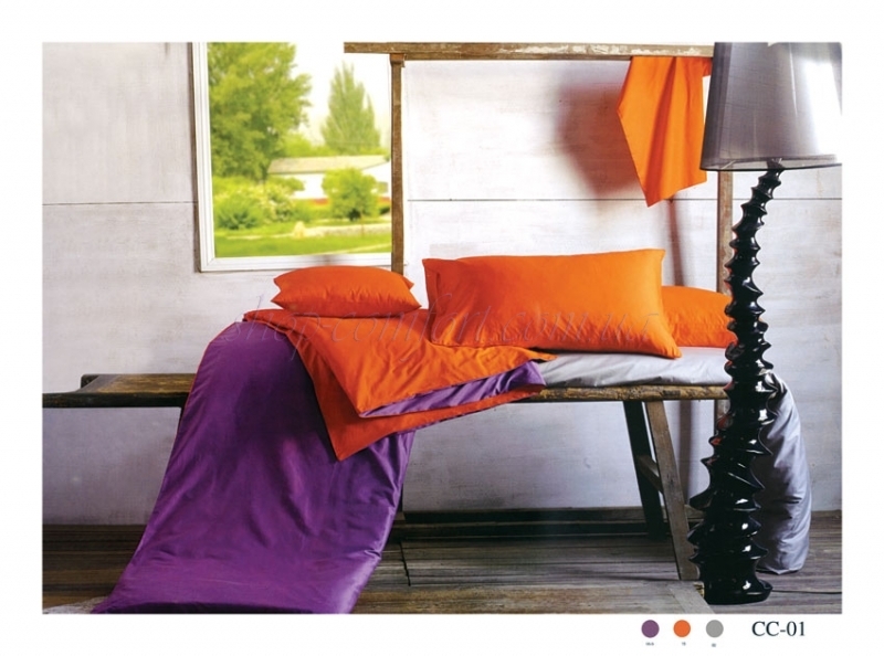 Arya Dyed Color Сатин Двухсторонний полуторный 160*220 Cc-01