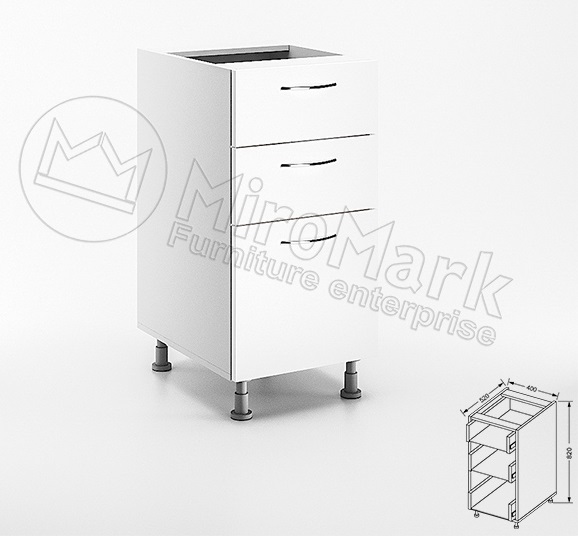 Верхняя секция 40Н 3ШХ/820 (SH-1431-WB)