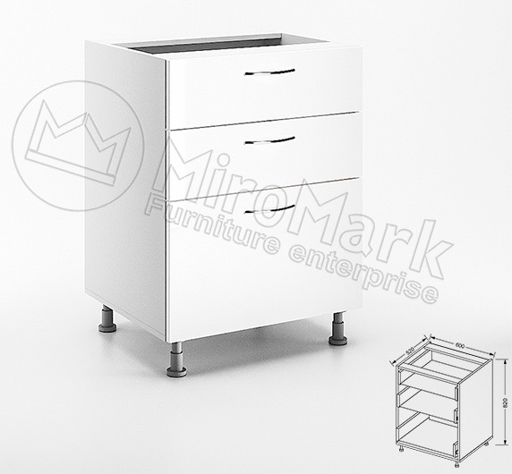Нижняя секция 60Н 3ШХ/820 (SH-1631-WB)