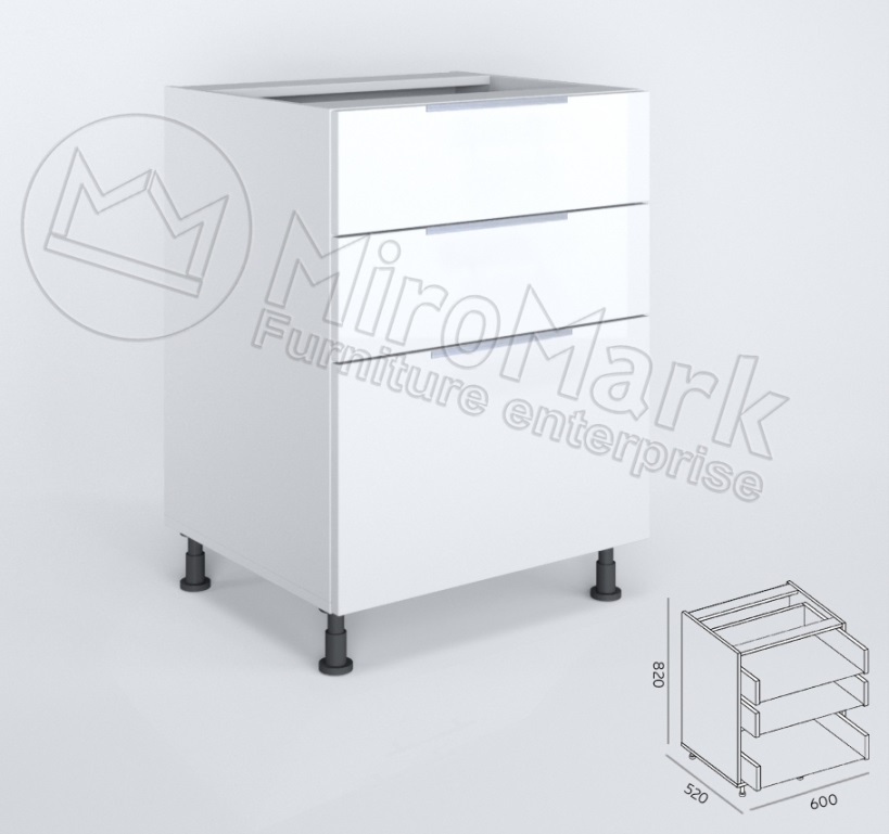 Нижня секція 60Н 3ШХ/820 (RH-1631-WB)