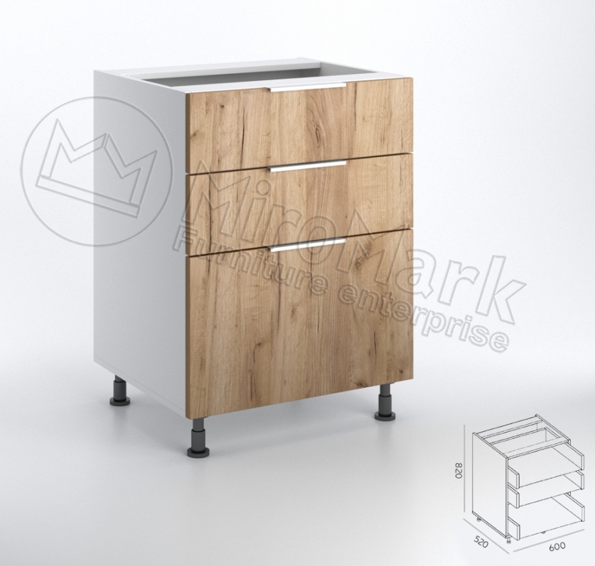 Нижня секція 60Н 3ШХ/820 (LH-1631-KR)