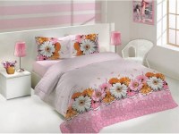 Altinbasak Ранфорс Печатный 160*220 Romantik Pembe