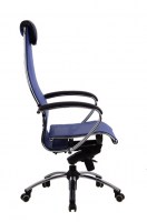 Кресло компьютерное METTA SAMURAI S1 BLUE для руководителя