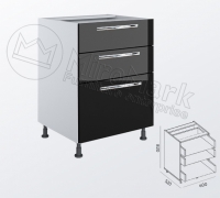 Нижня секція 60Н 3ШХ/820 Boston (BS-1631-BL)