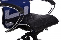 Кресло компьютерное METTA SAMURAI S1 BLUE для руководителя