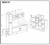 Вітальний набір BOX-V1 (BX-V1-WB/BL)