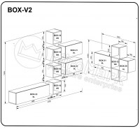Вітальний набір BOX-V2 (BX-V2-WB/BL)