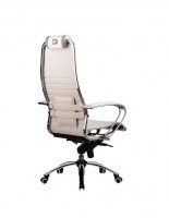 Кресло компьютерное SAMURAI K1 WHITE для руководителя