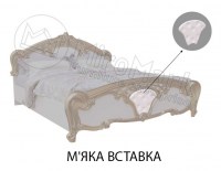 ЛІЖКО 1,6х2,0 Підйомне з каркасом (EV-46-WB/BL) Eva