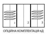 ШАФА 6дв БД (MP-26-WB) Imperia