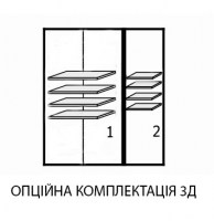 ШАФА 3дв БД (BL-23-WB) Bella