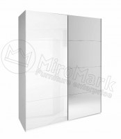 ШАФА-КУПЕ 2,0м Дзеркало (BL-15-WB/VN/BL) Bella