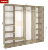 shkaf kupe 270x45x240 feniks standart feniks mebli