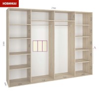 shkaf kupe 270x60x210 feniks standart feniks mebli
