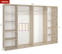 shkaf kupe 290x60x210 feniks standart feniks mebli