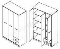 Шкаф SZF3D2S Непо
