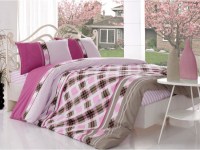 Altinbasak Ранфорс Печатный 200*220  Marbella Pembe