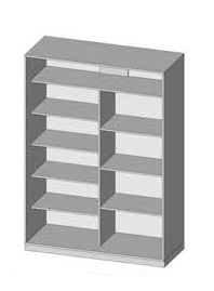 shkaf kupe 2.2 milano 150x45x200/210/220 senam