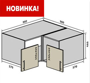 В83 Тумба 98/98 верх